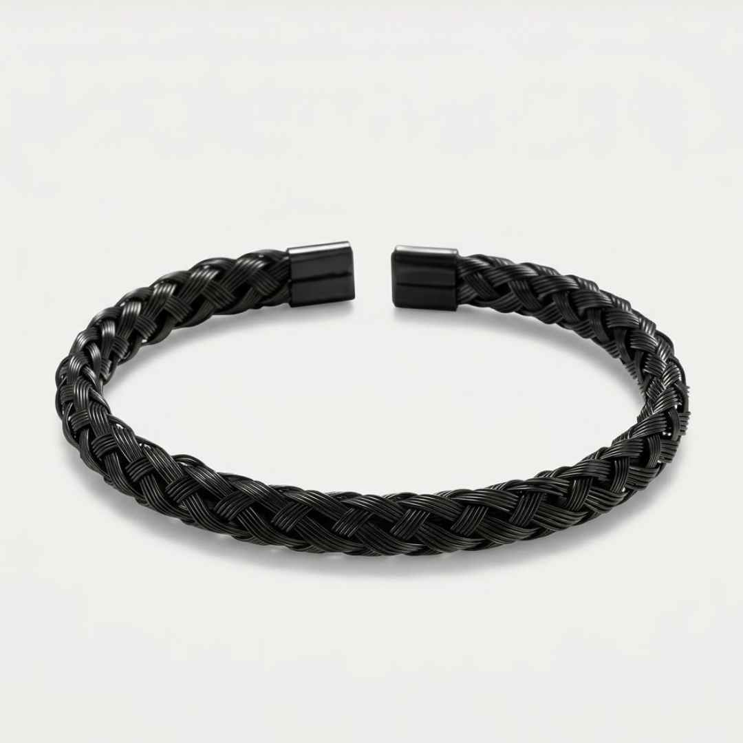 Gedraaide Armband Van 5 mm Voor Heren