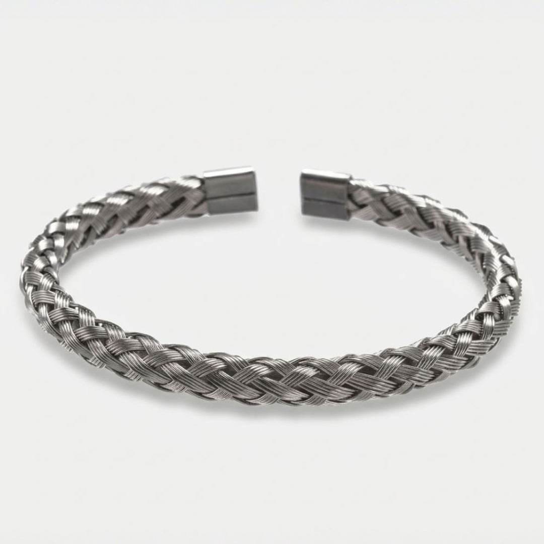 Gedraaide Armband Van 5 mm Voor Heren