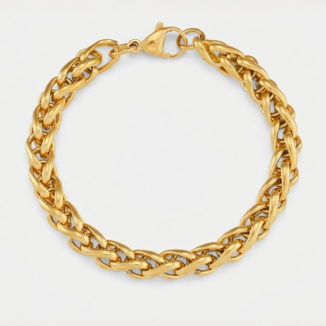 Tarweschakelarmband Van 6 mm Voor Heren