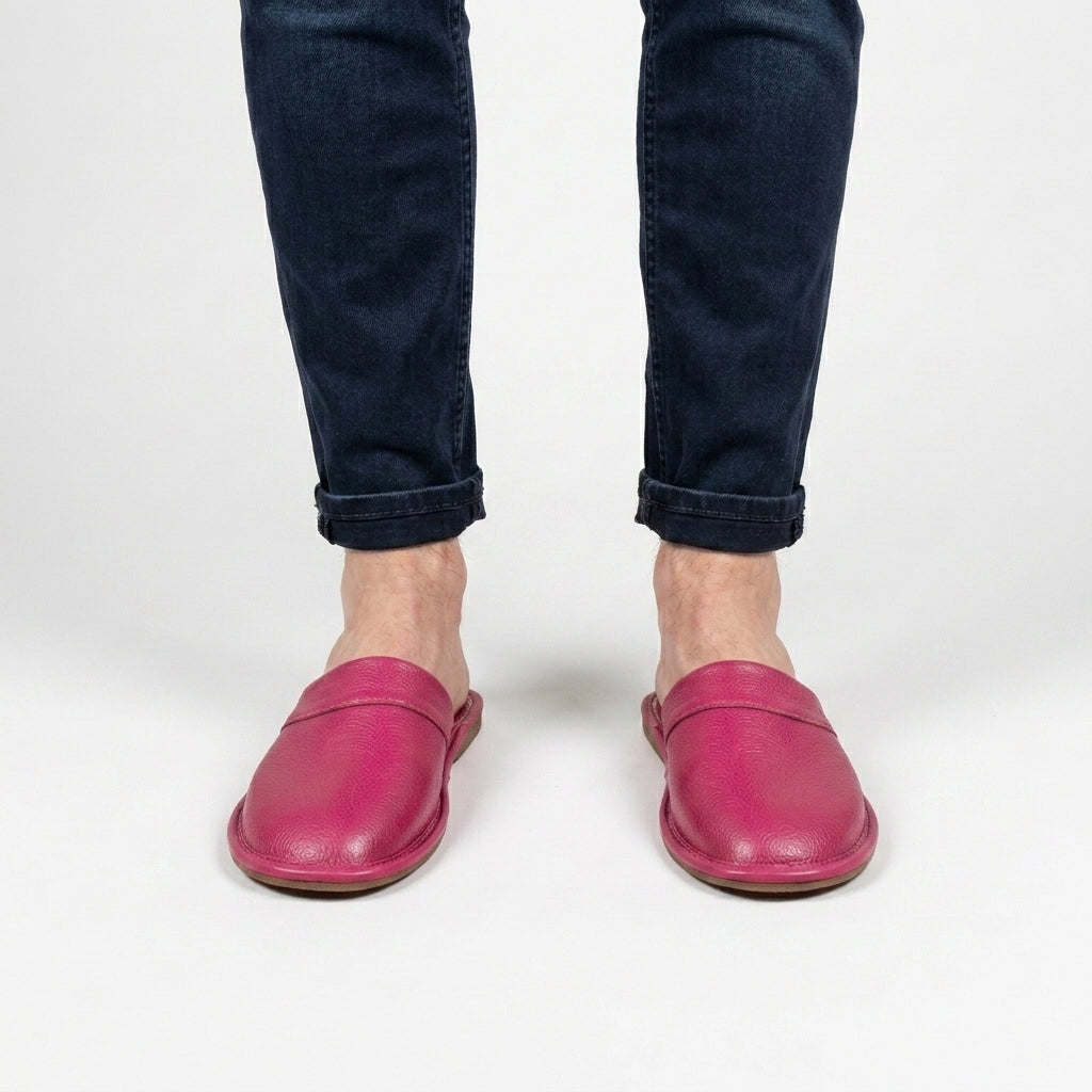 Warme Instap Pantoffels Met Ruime Pasvorm Voor Heren