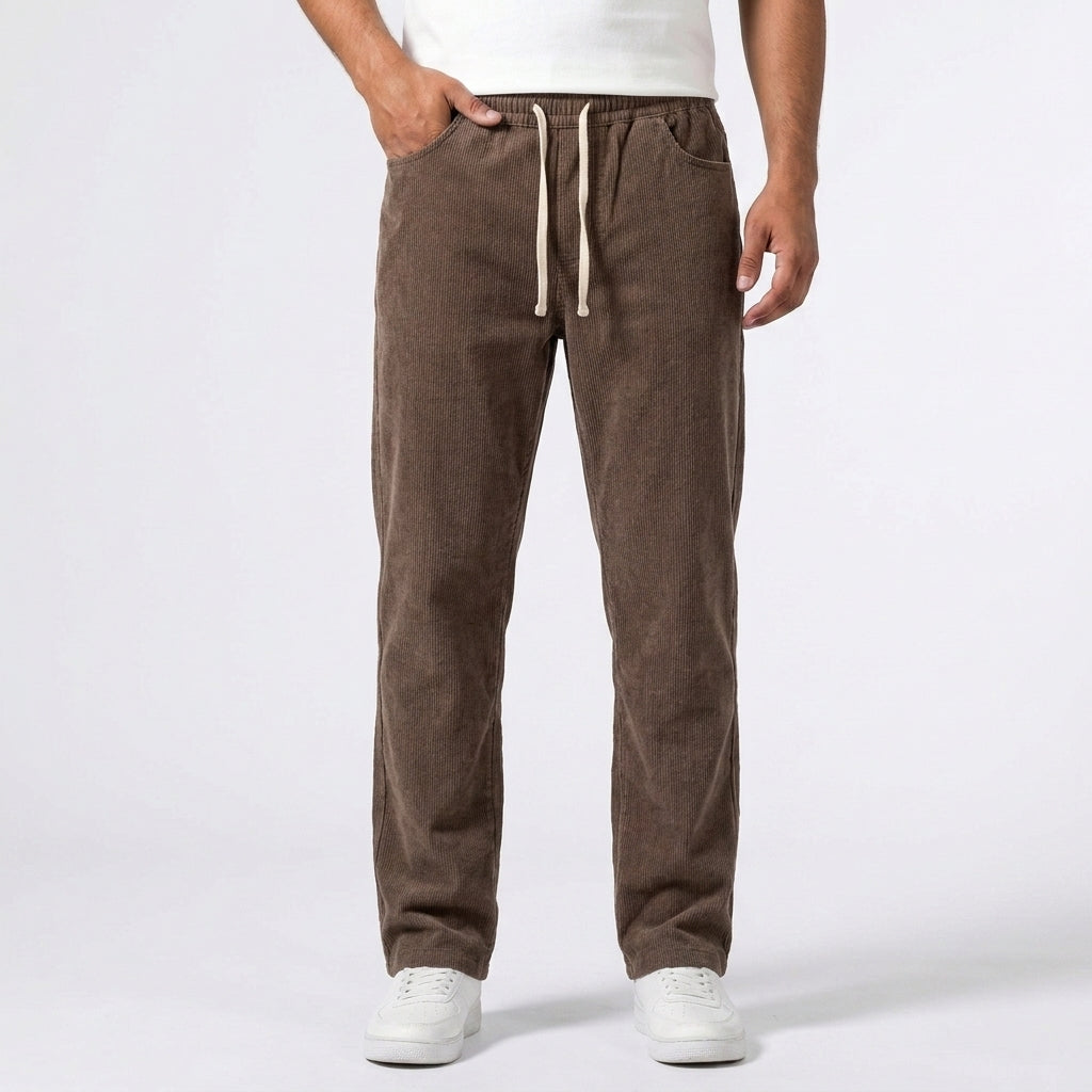 Losse Casual Broek Met Trekkoord Voor Heren