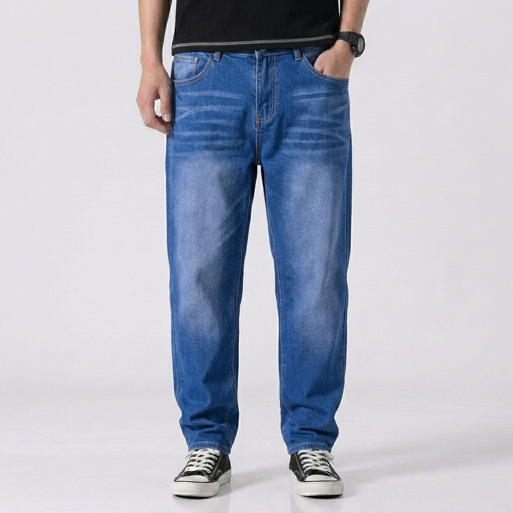Wide leg jeans voor heren