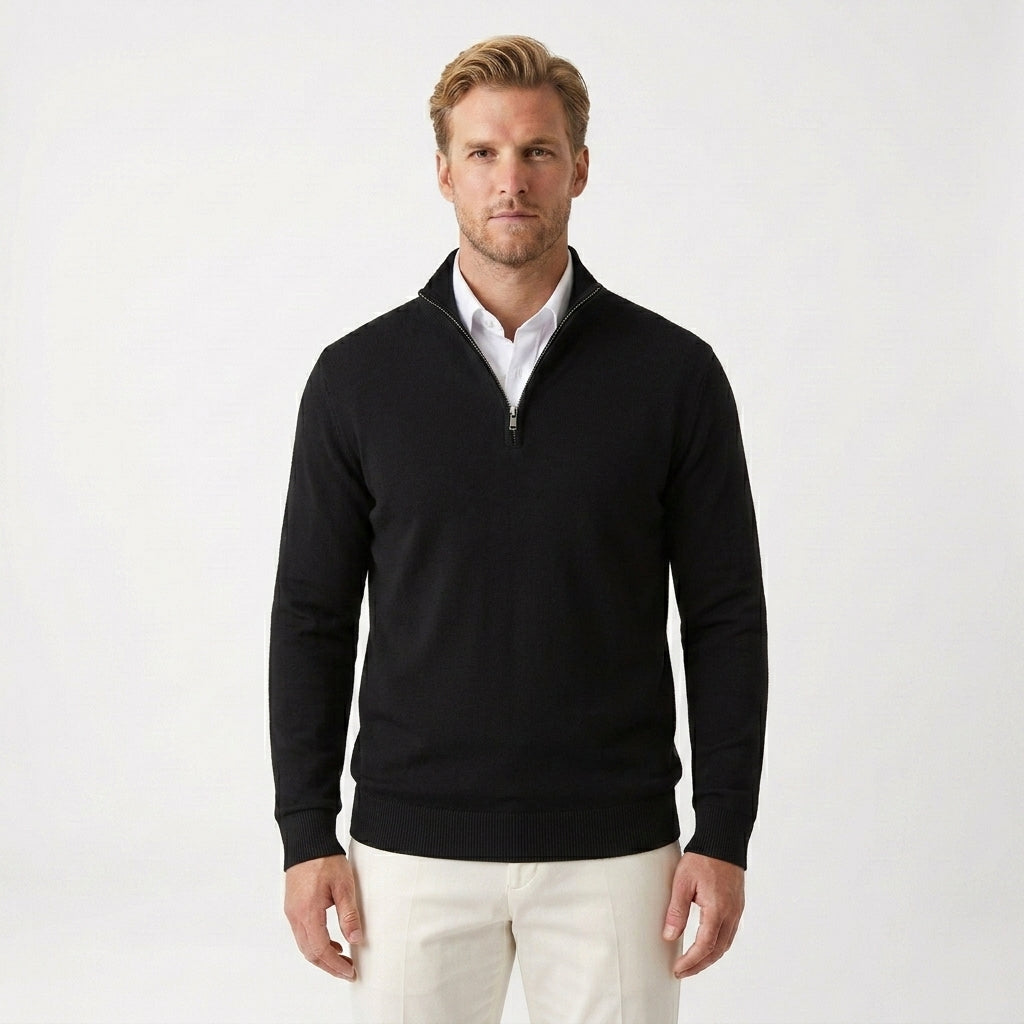 Half-zip trui voor heren