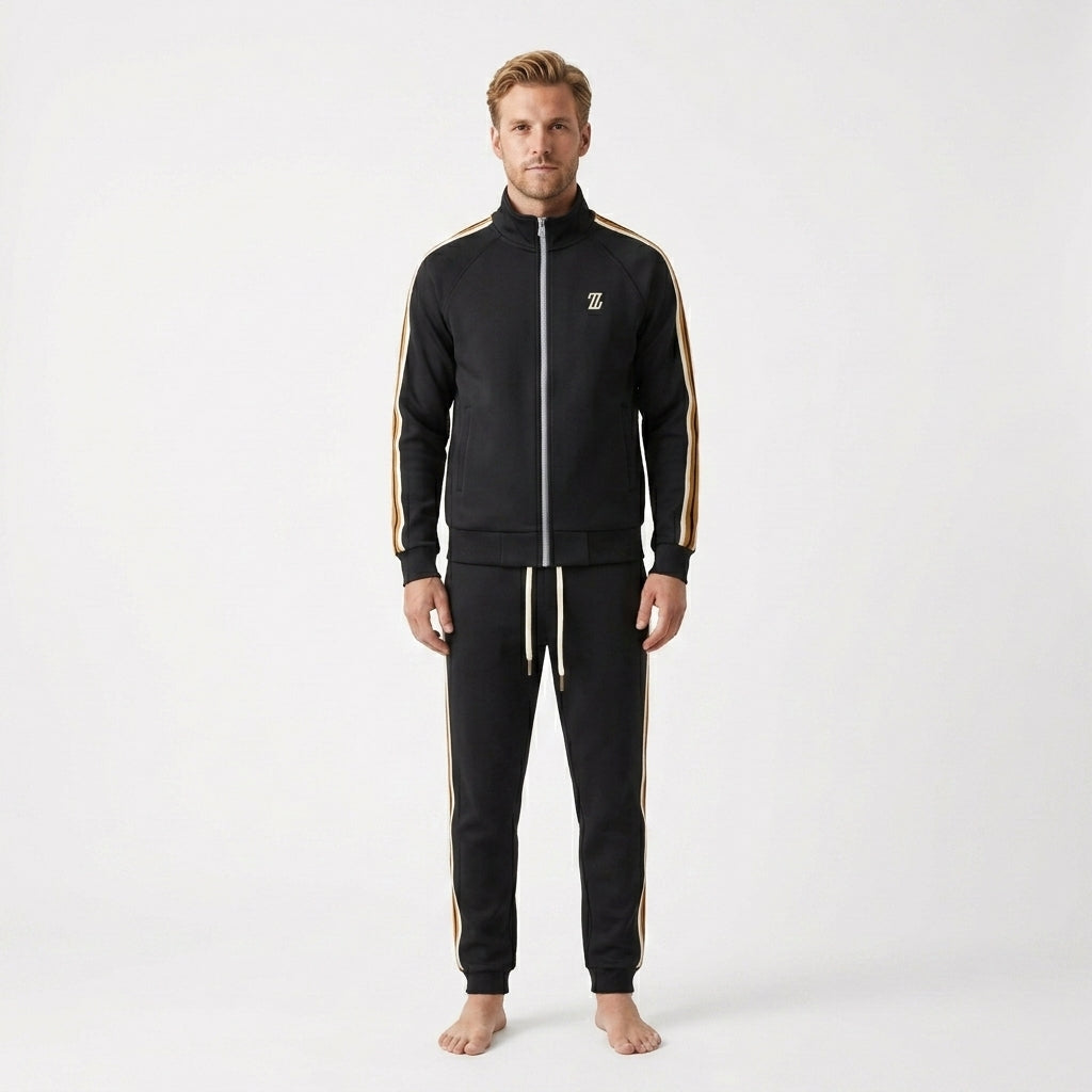 Slim fit trainingspak set voor heren