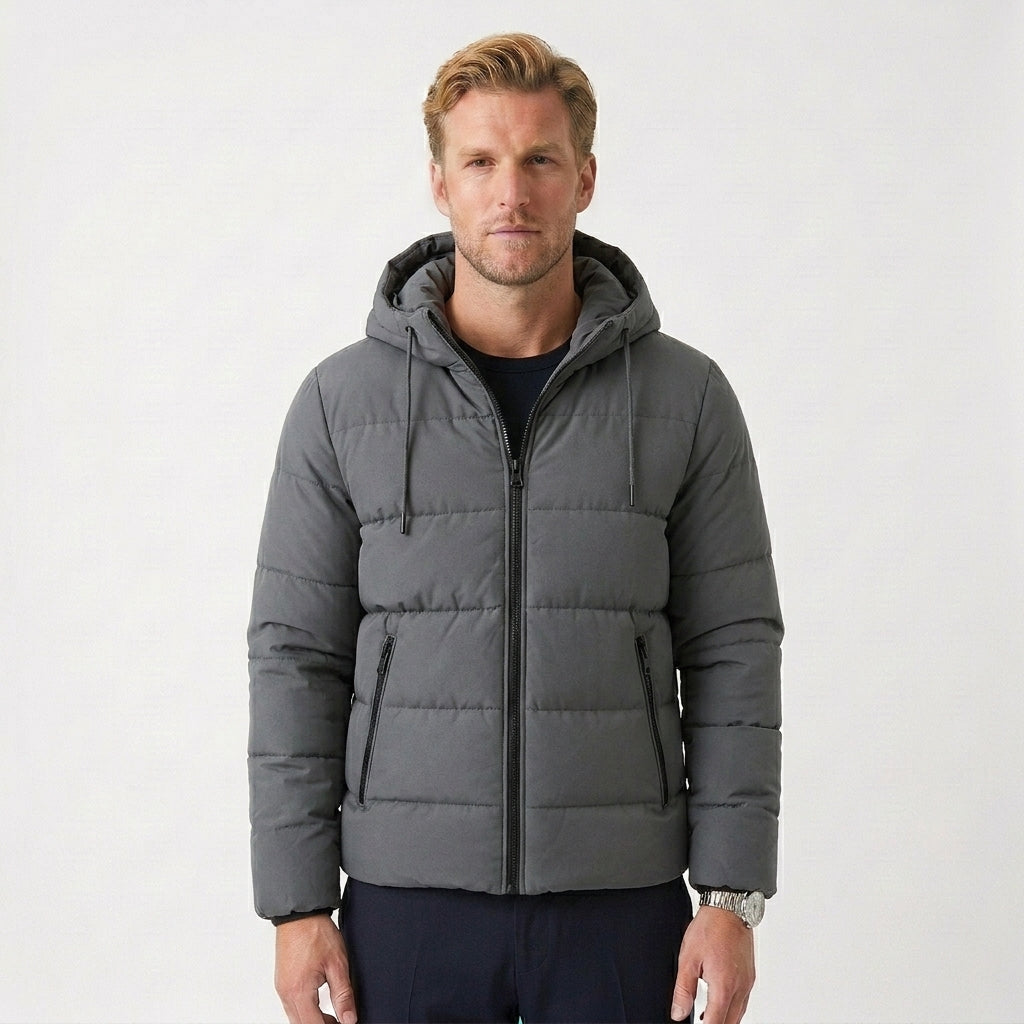 Geïsoleerde puffer jas voor heren