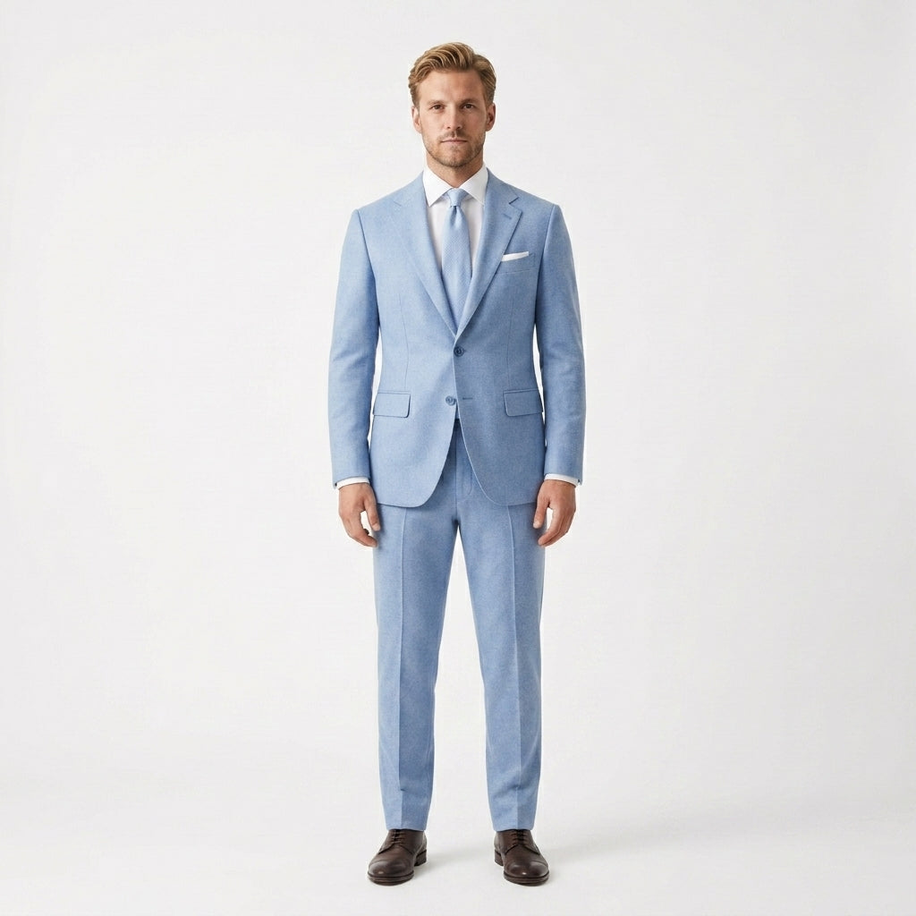Slim fit pak voor heren