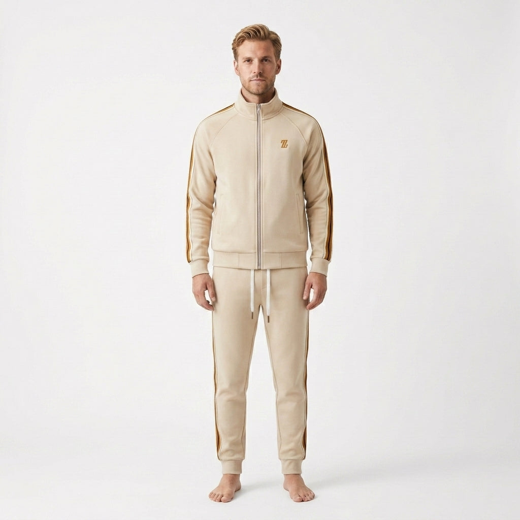 Slim fit trainingspak set voor heren