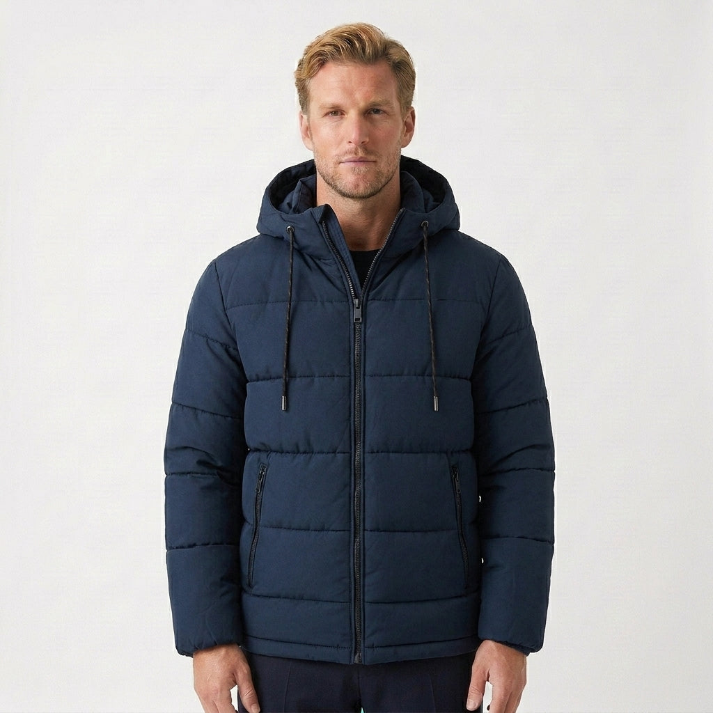 Geïsoleerde puffer jas voor heren