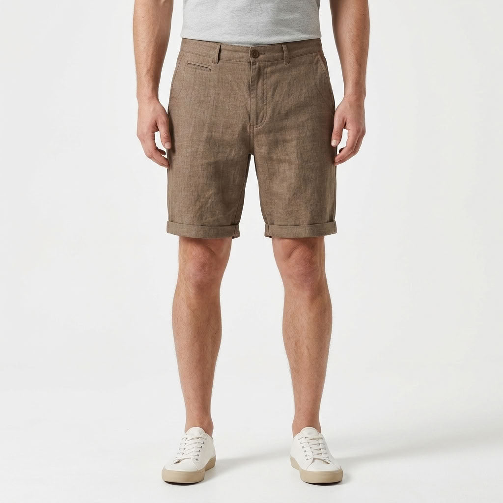 Lichtgewicht Shorts met Rechte Pasvorm voor Heren