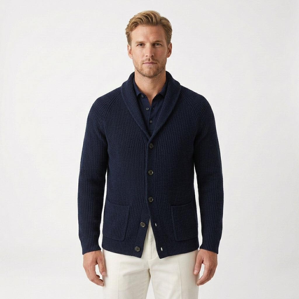 Gebreide cardigan voor heren