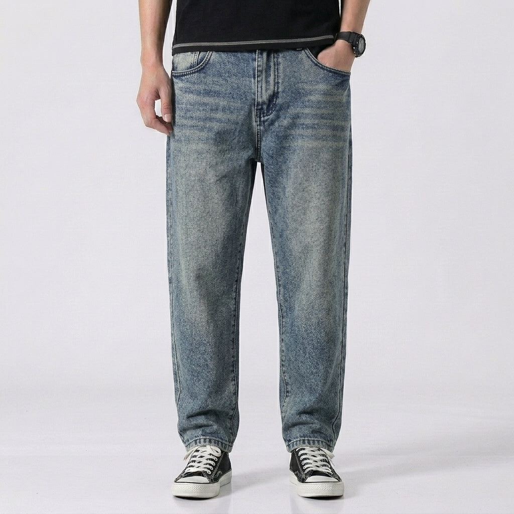 Wide leg jeans voor heren