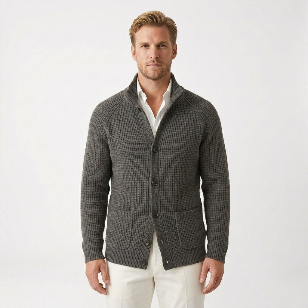 Gebreide cardigan voor heren