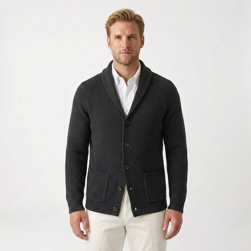 Gebreide cardigan voor heren
