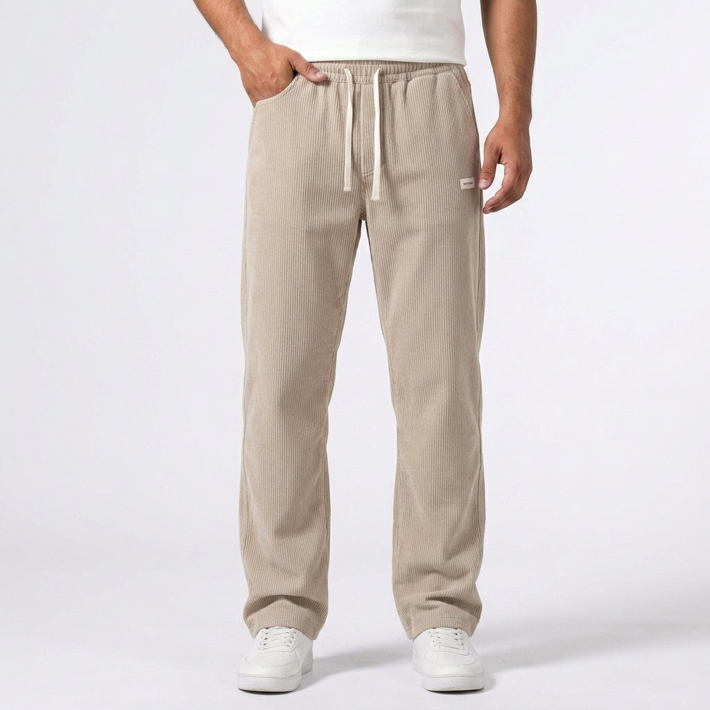 Losse Casual Broek Met Trekkoord Voor Heren