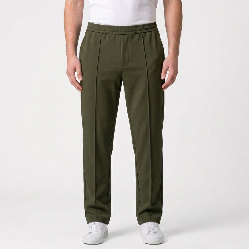 Slim Fit Sportbroek Met Trekkoord Voor Heren