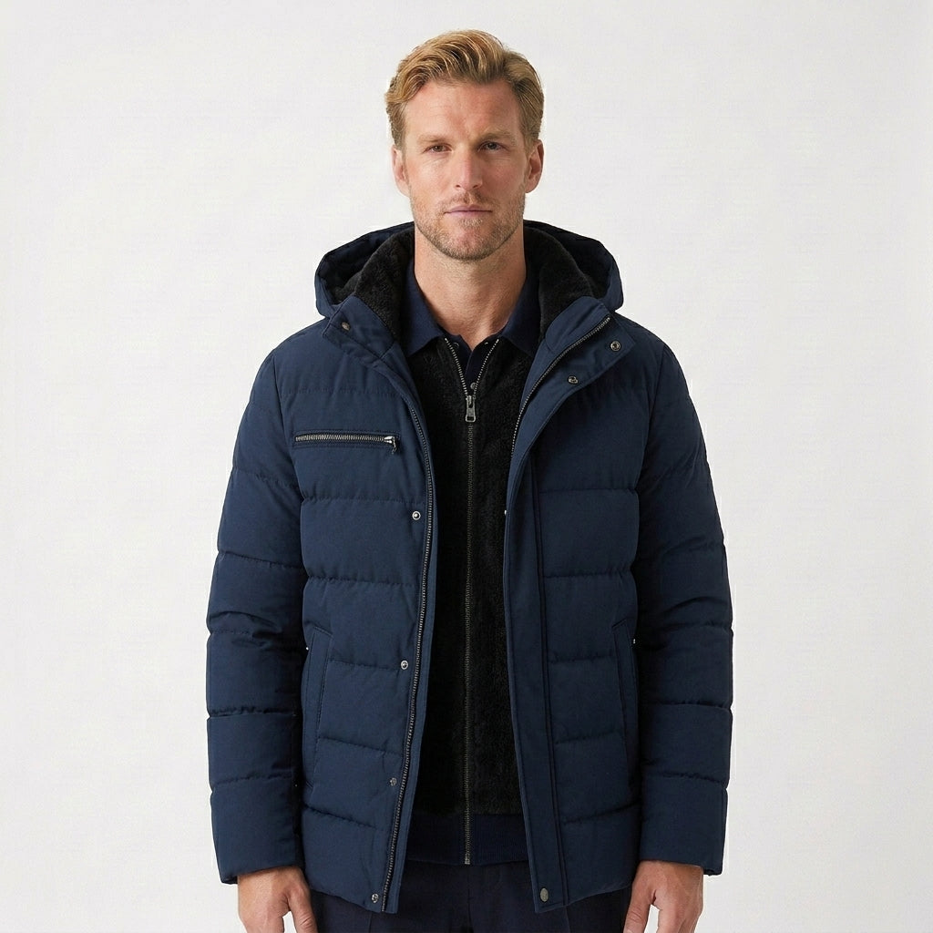Oversized winterjas voor heren