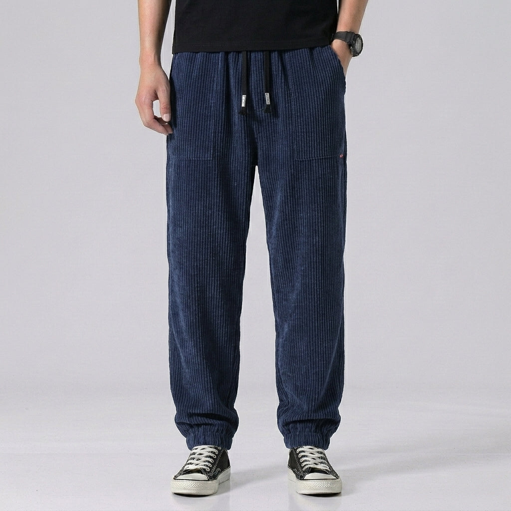 Cord jogger voor heren