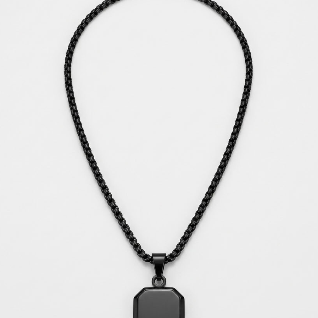 Ketting Met Koninklijke Embleemhanger Voor Heren