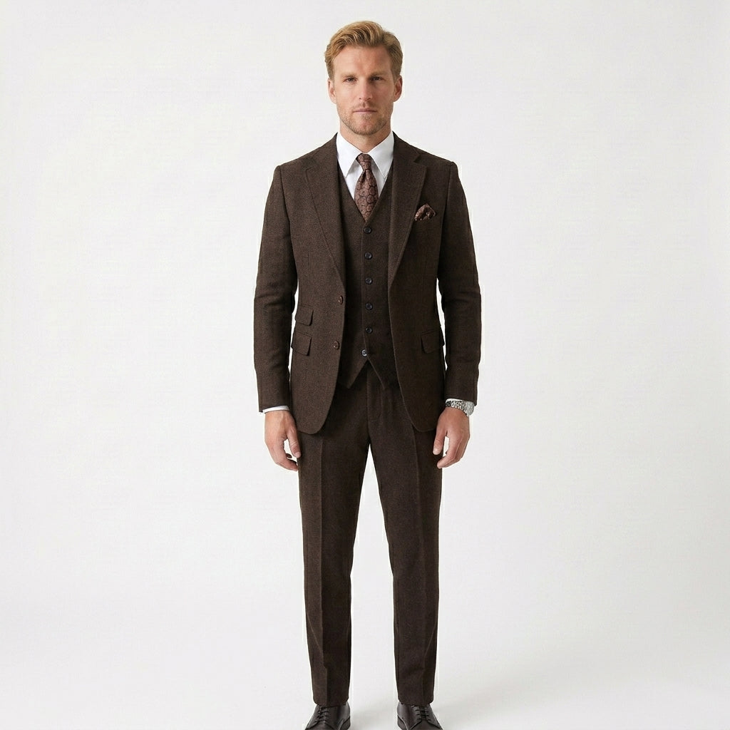 Slim fit pak voor heren