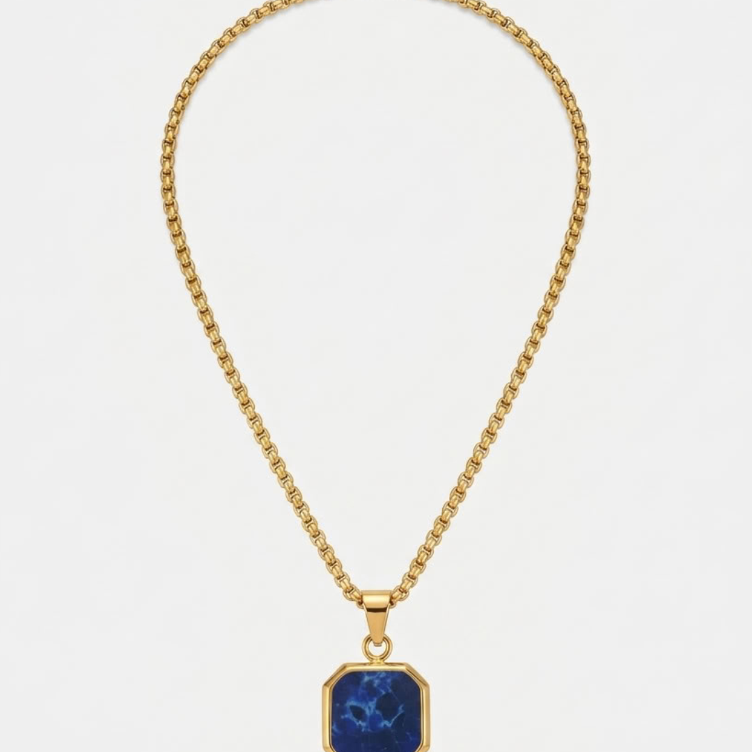 Ketting Met Koninklijke Embleemhanger Voor Heren