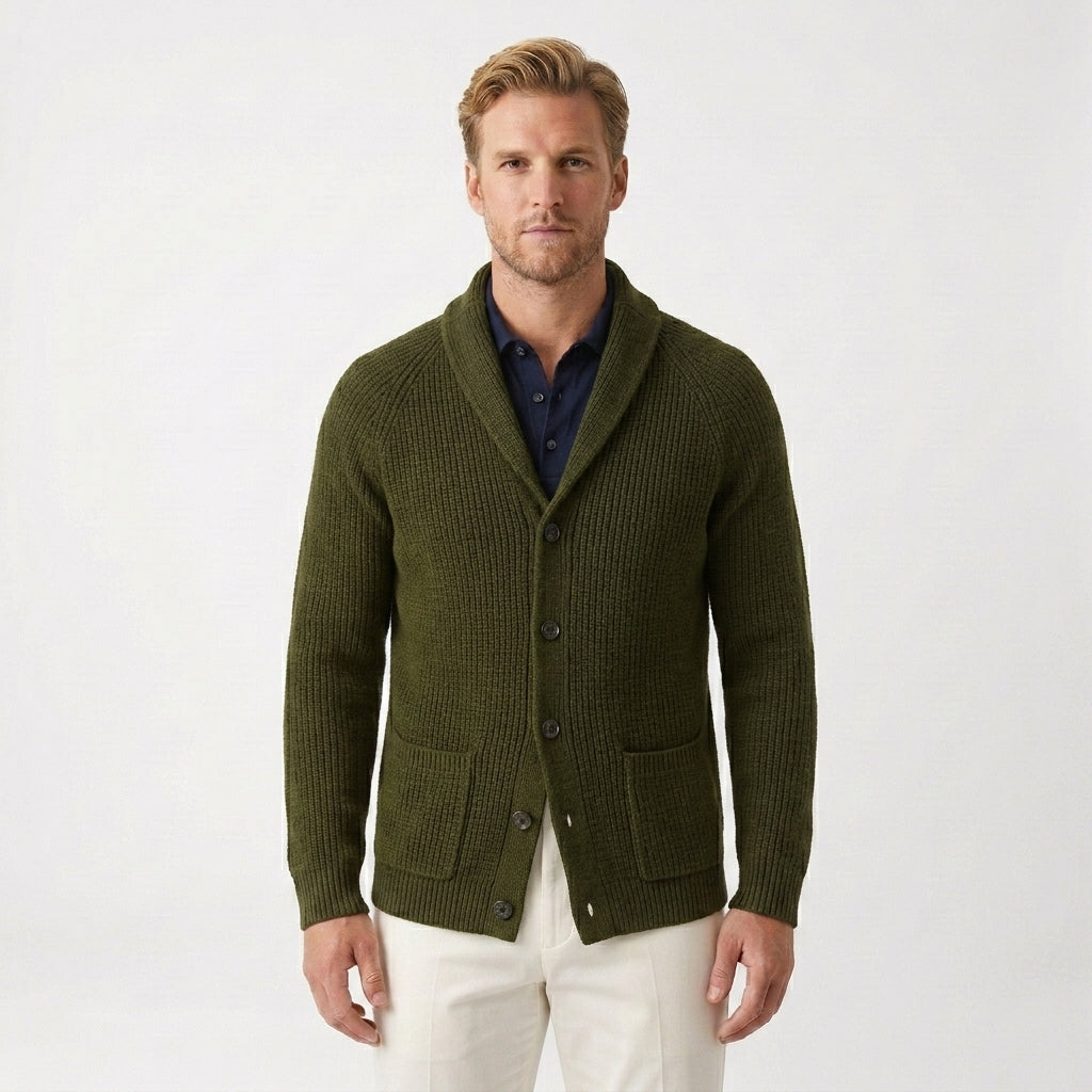 Gebreide cardigan voor heren
