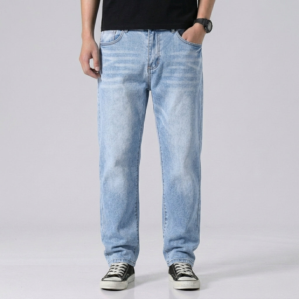 Wide leg jeans voor heren