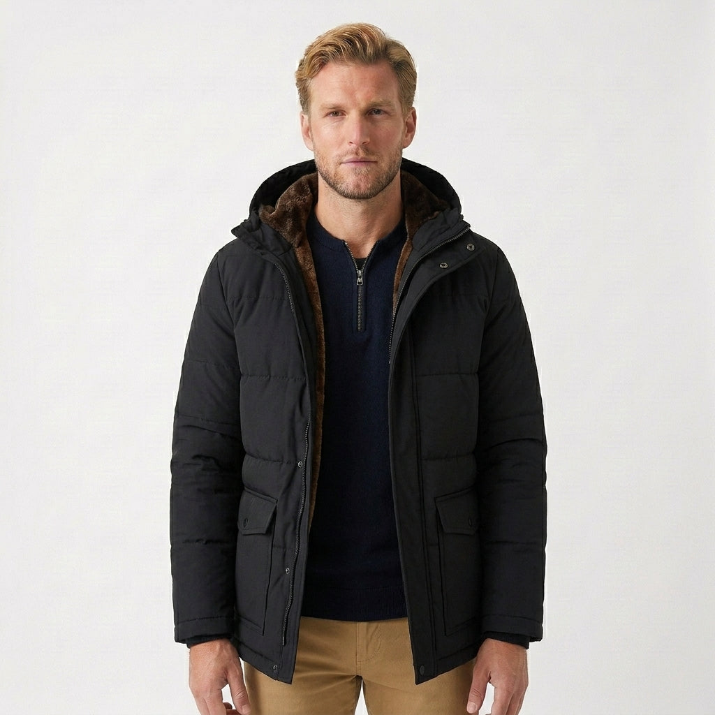 Oversized winterjas voor heren
