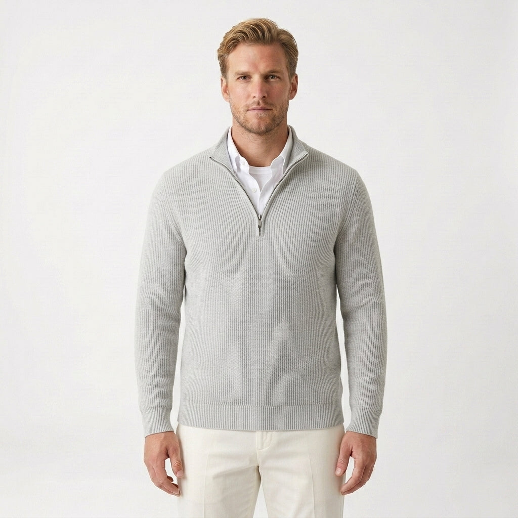Half-zip trui voor heren