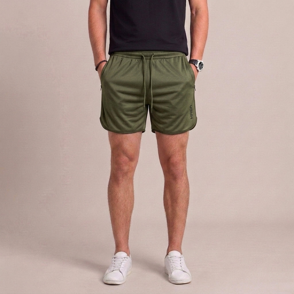 Slim fit zwembroek met sneldrogende stof en elastische tailleband voor heren