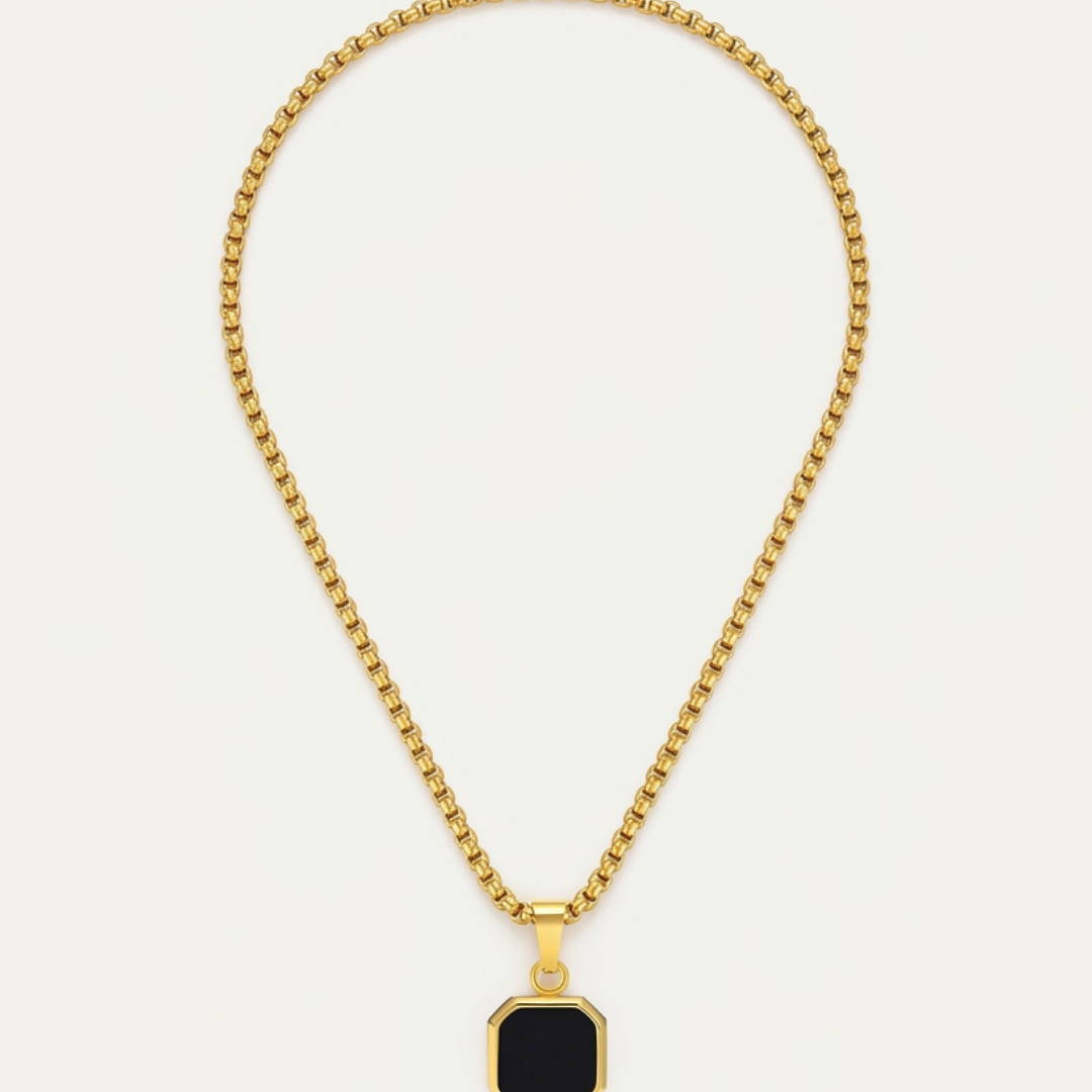 Ketting Met Koninklijke Embleemhanger Voor Heren