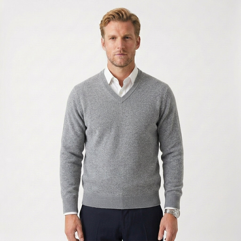 Slim fit V-hals trui voor heren