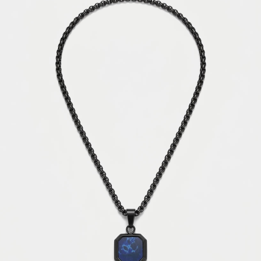Ketting Met Koninklijke Embleemhanger Voor Heren