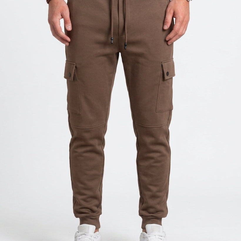 Cropped Joggingbroek met Trekkoord en Utility-Zak voor Heren