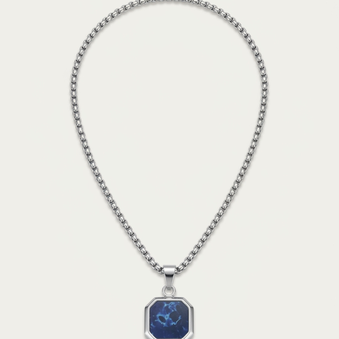 Ketting Met Koninklijke Embleemhanger Voor Heren
