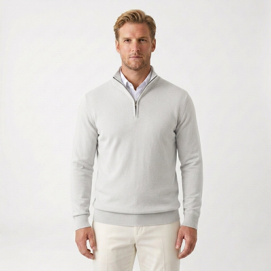 Half-zip trui voor heren