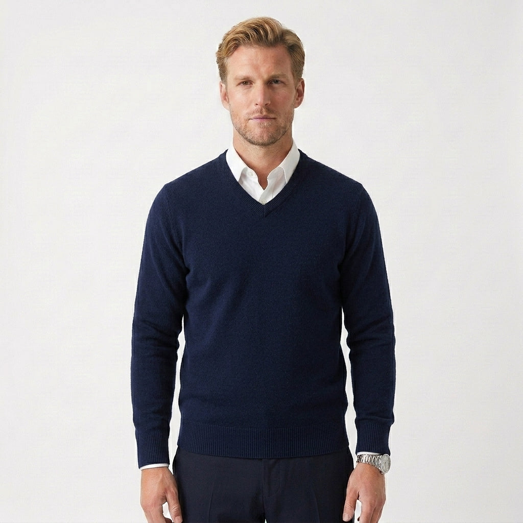 Slim fit V-hals trui voor heren