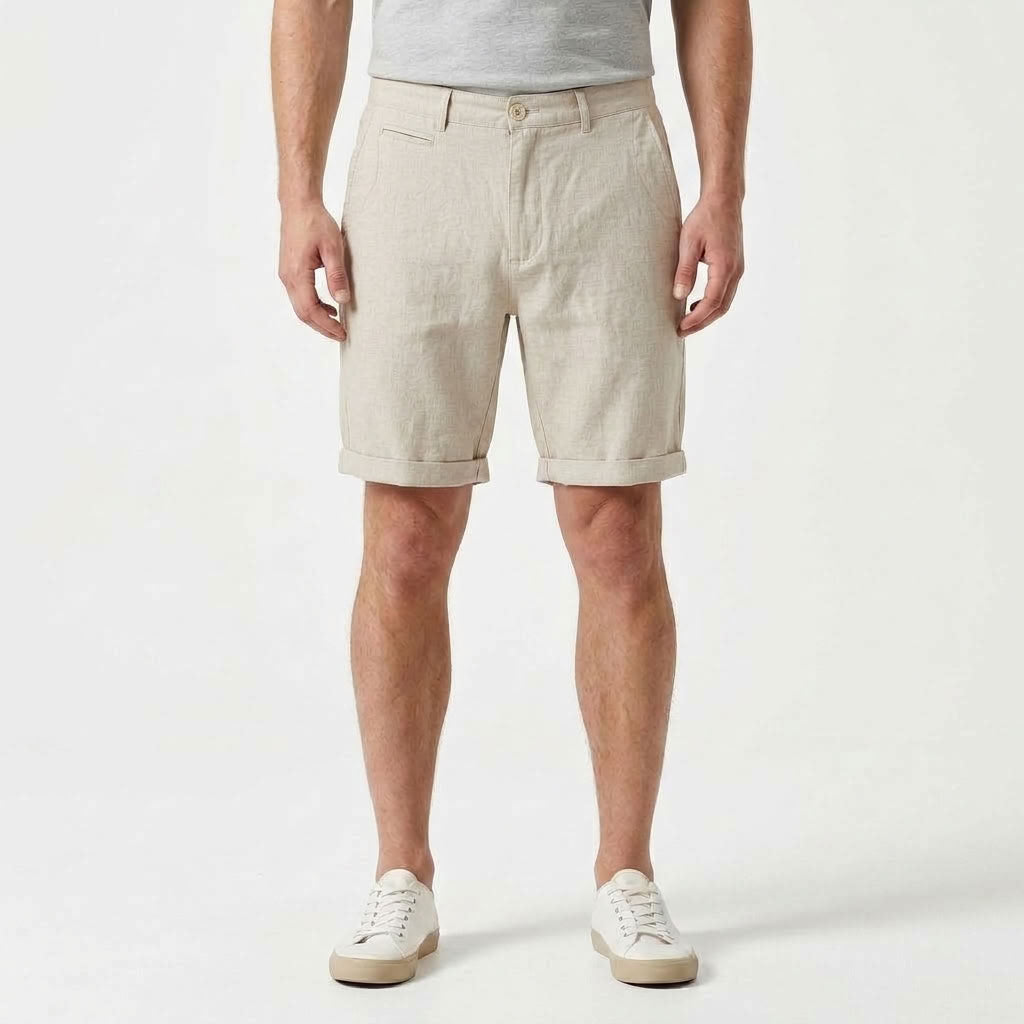 Lichtgewicht Shorts met Rechte Pasvorm voor Heren