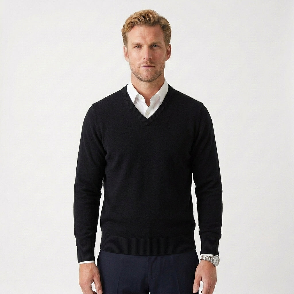 Slim fit V-hals trui voor heren
