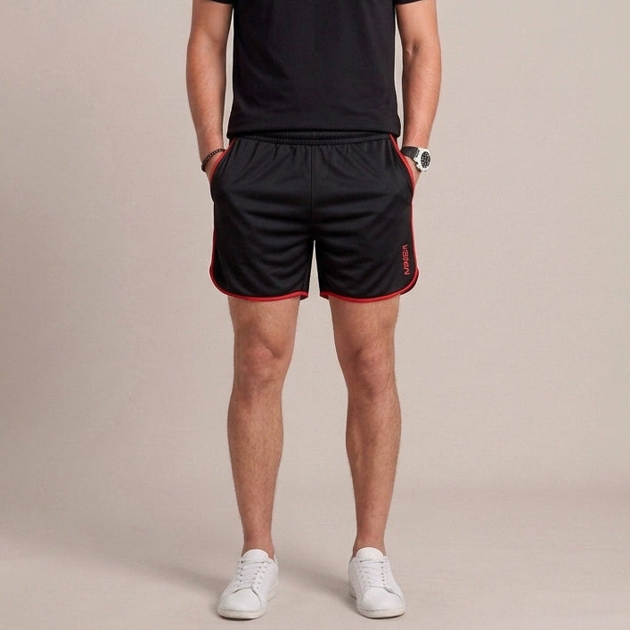 Slim fit zwembroek met sneldrogende stof en elastische tailleband voor heren