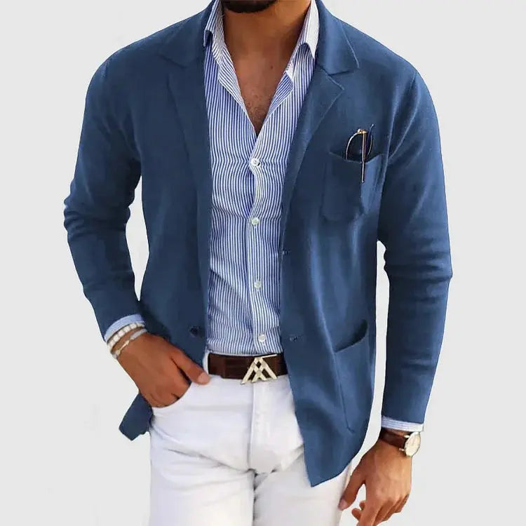 HOLLANDEN | GEBREIDE BLAZER VOOR HEREN