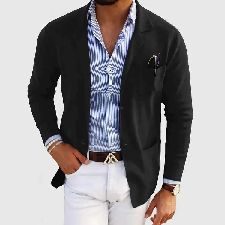HOLLANDEN | GEBREIDE BLAZER VOOR HEREN