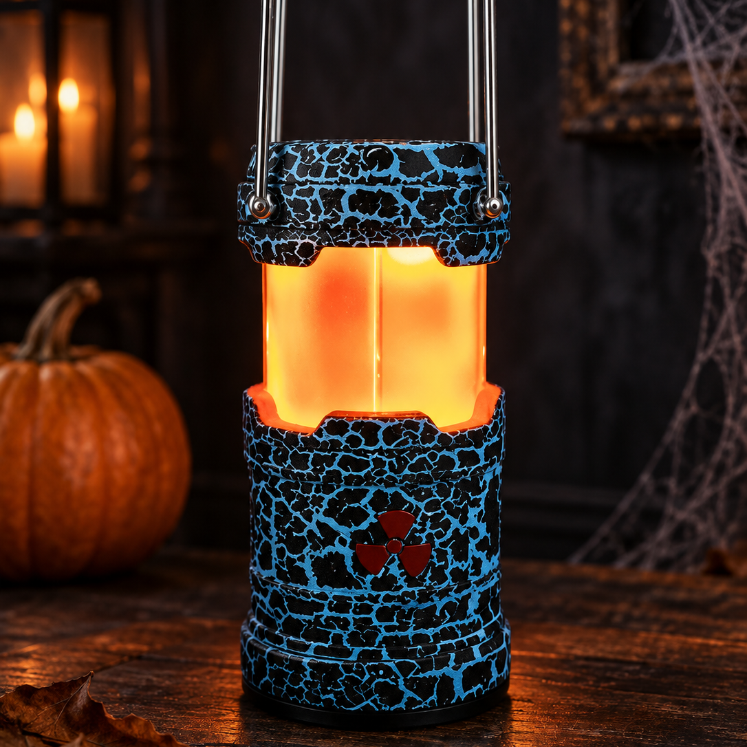 Radioactieve sci-fi lantaarn voor Halloween