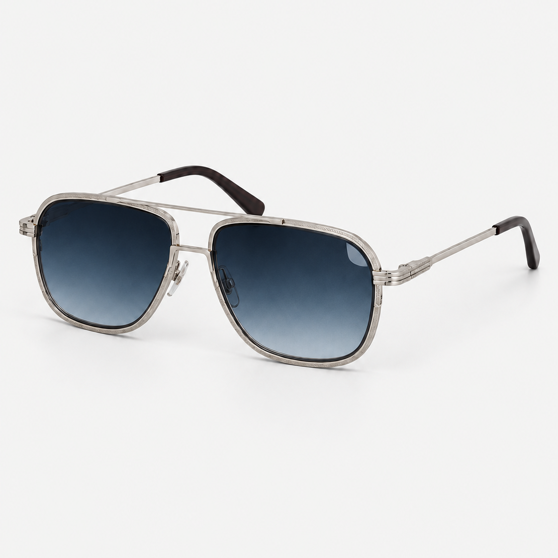 Vintage Aviator Zonnebril met UV400-Bescherming voor Heren