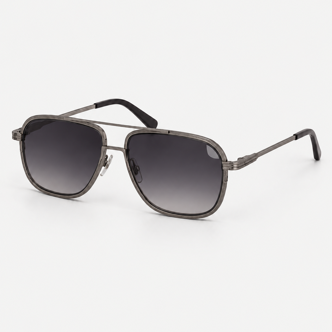 Vintage Aviator Zonnebril met UV400-Bescherming voor Heren