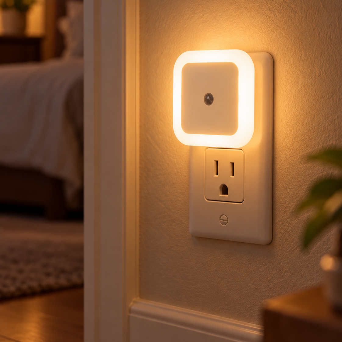 6-Pack Automatische LED Nachtlampjes met Sensor