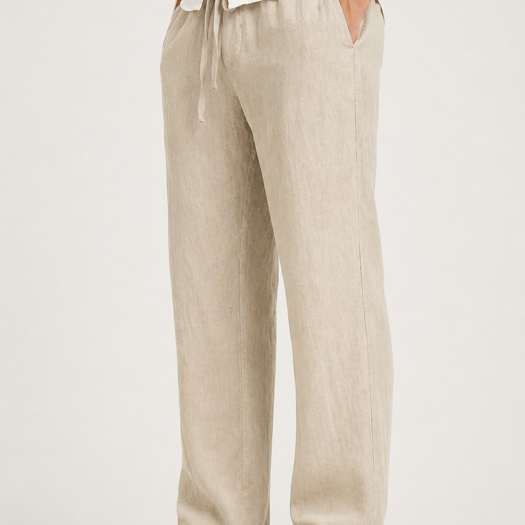 HOLLANDEN | LINNEN LOOK ZOMERPANTALON VOOR MANNEN
