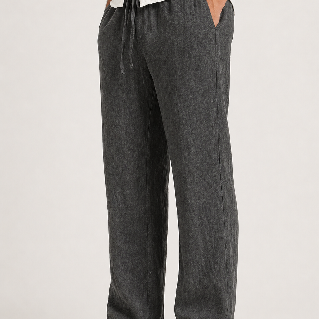 HOLLANDEN | LINNEN LOOK ZOMERPANTALON VOOR MANNEN