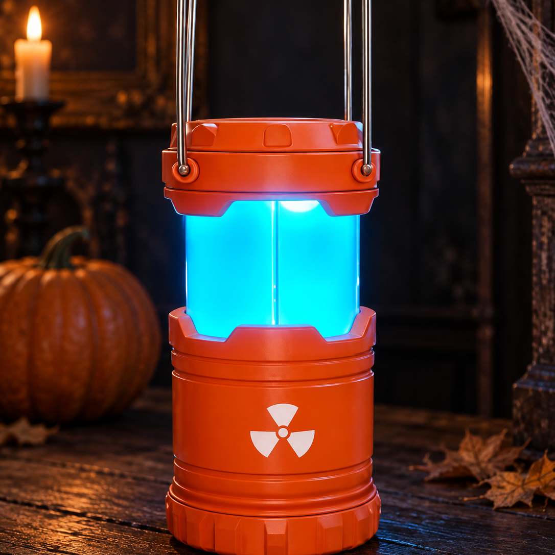 Radioactieve sci-fi lantaarn voor Halloween