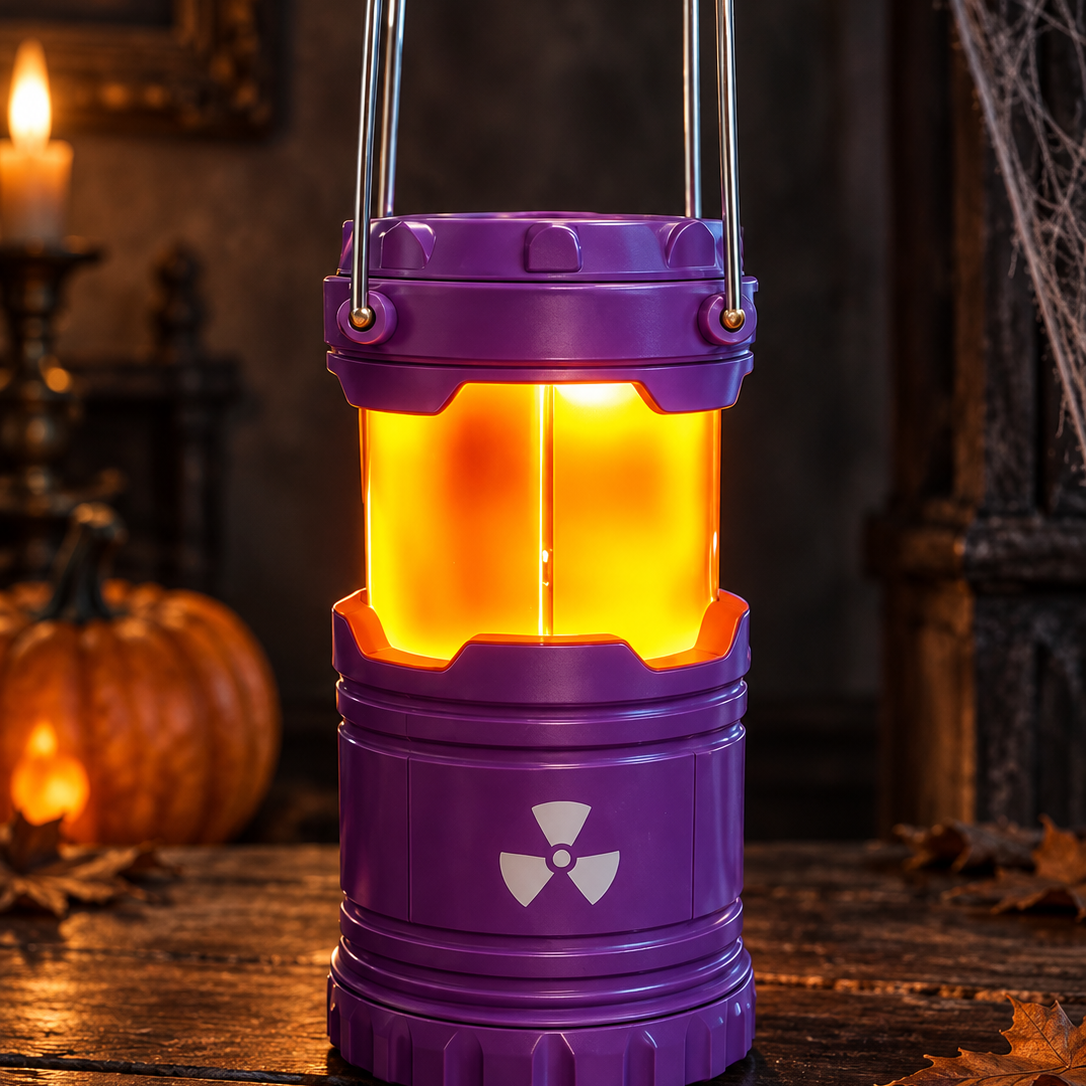 Radioactieve sci-fi lantaarn voor Halloween