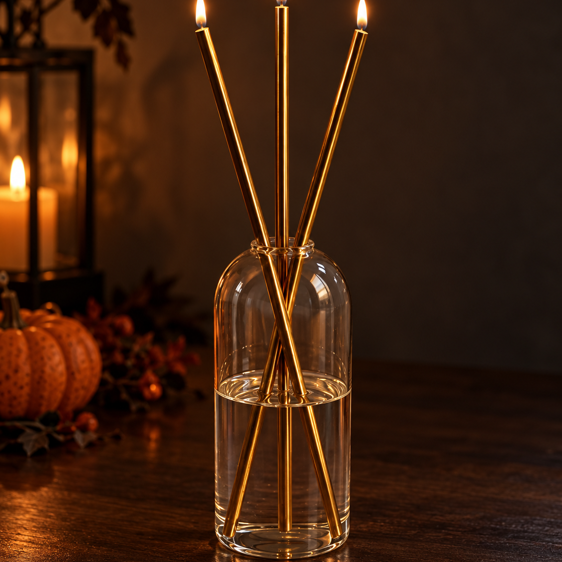 Herbruikbare glazen olielampen voor Halloween